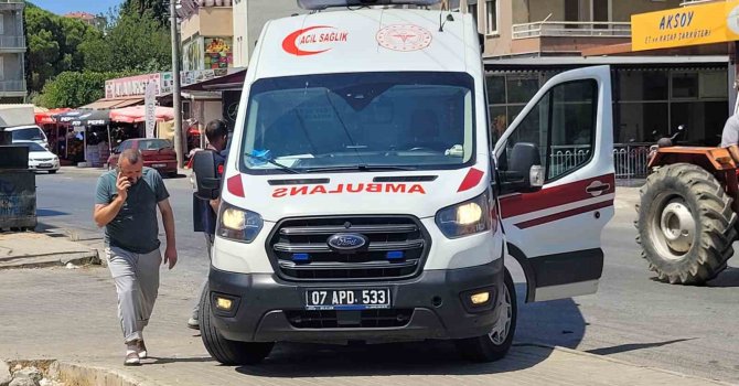 Gazipaşa’da otomobil ile motosiklet çarpıştı: 1 yaralı