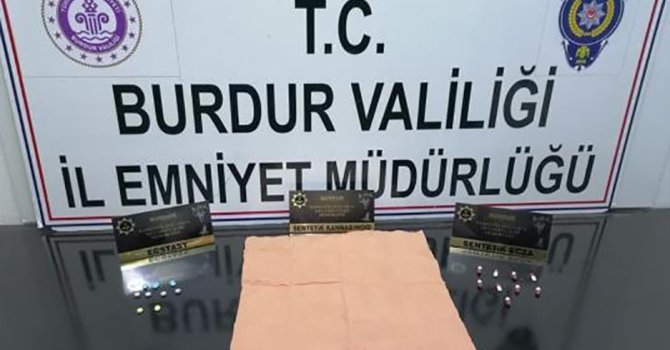 Burdur’da emniyet ekiplerinden uyuşturucu operasyonu: 3 şüpheli tutuklandı