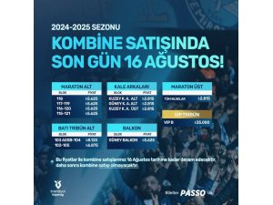 Adana Demirspor’un kombine satışlarında son gün 16 Ağustos