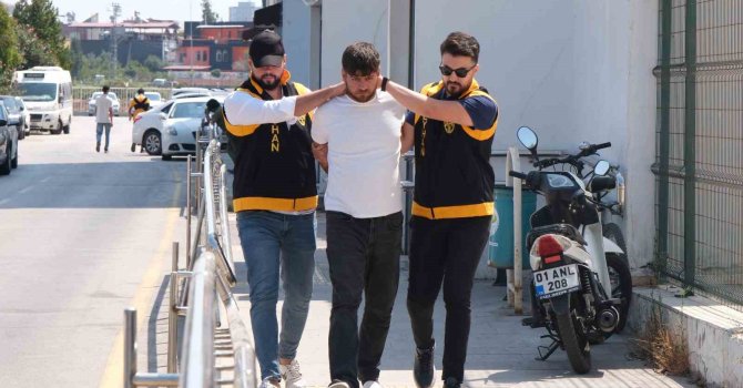 Operasyona gelen polisleri fark edip kaçmaya çalıştı, kıskıvrak yakalandı