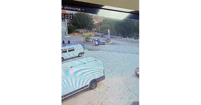 Isparta’da eski muhtarın öldüğü kaza güvenlik kamerasına yansıdı