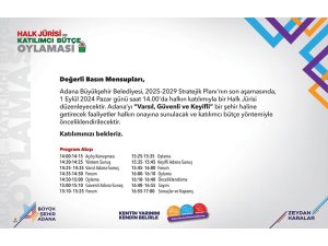 Türkiye’nin ilk halk jürisi Adana’da toplanıyor