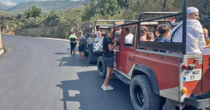 Alanya’da safari araçları denetlendi