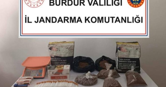 Burdur’da ağustos ayı kaçakçılık ve uyuşturucu operasyonunda 2 şüpheli tutuklandı