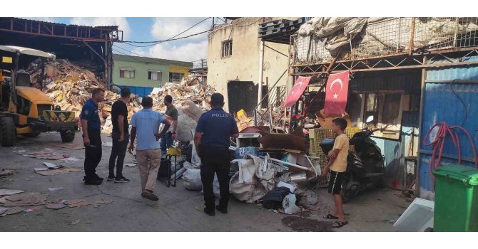 İskenderun’da hurdacılar denetlendi