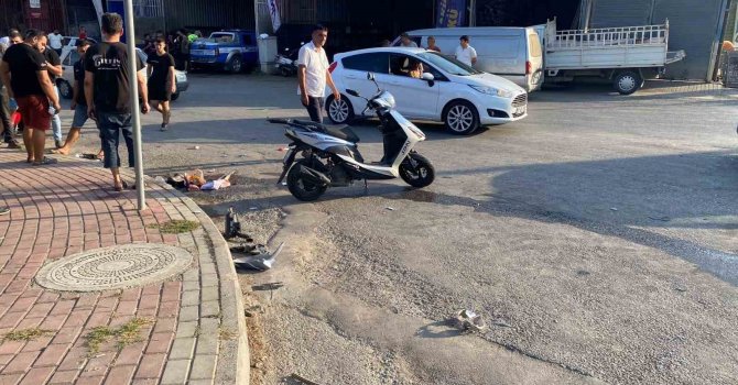 Kaza yapan ehliyetsiz sürücü polis merkezine sığındı