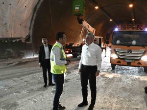 Başkan Görgel, Aşık Mahzuni Şerif Tünellerindeki çalışmaları inceledi