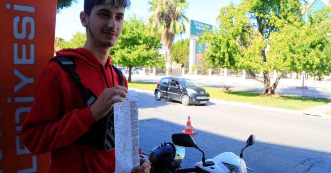 Denetime takılan motokurye: "10 günde 3 ceza yedim"