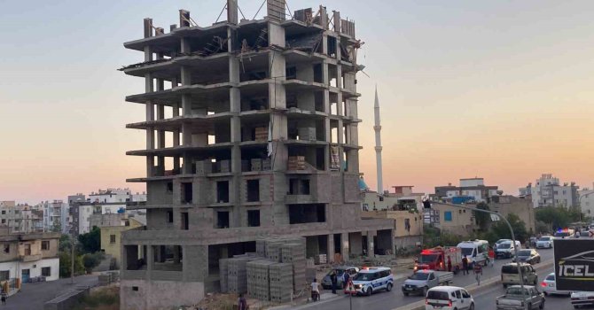 Mersin’de 8. kattan düşen vinç tamircisi hayatını kaybetti