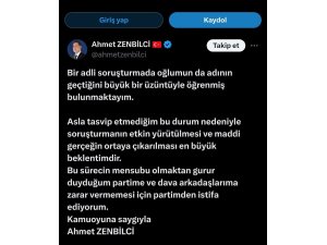 AK Parti Adana Milletvekili Zenbilci partisinden istifa etti