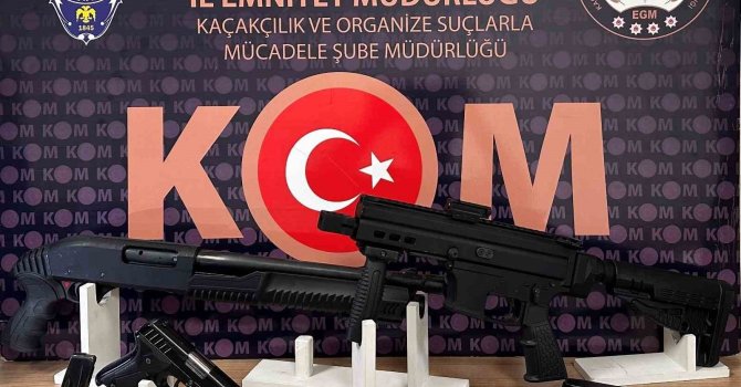 Antalya’da kaçak silah operasyonu: 1 kişi tutuklandı