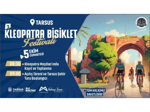 Tarsus’ta 3. Kleopatra Bisiklet Festivali başlıyor