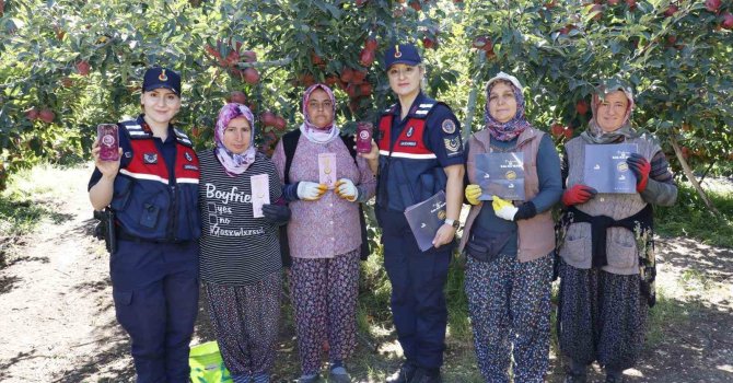 Jandarma ekipleri işçilere yönelik farkındalık eğitimi gerçekleştirdi