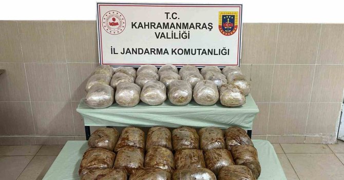 Kahramanmaraş’ta 48 kilo uyuşturucu ele geçirildi