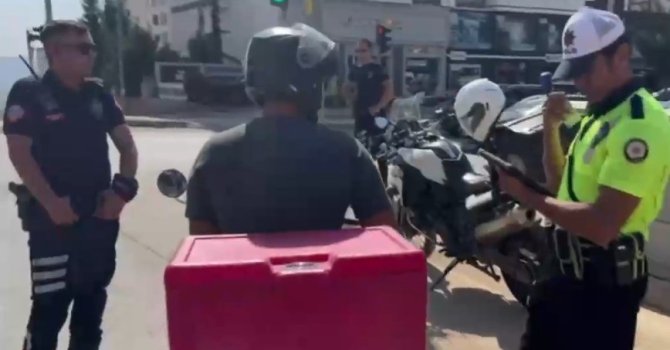 Kahramanmaraş polisinden motosiklet denetimi