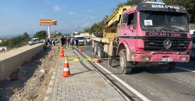 Osmaniye’de vincin çarptığı işçi hayatını kaybetti