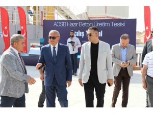 Adana OSB’de İkinci Beton Santrali Hizmete Girdi