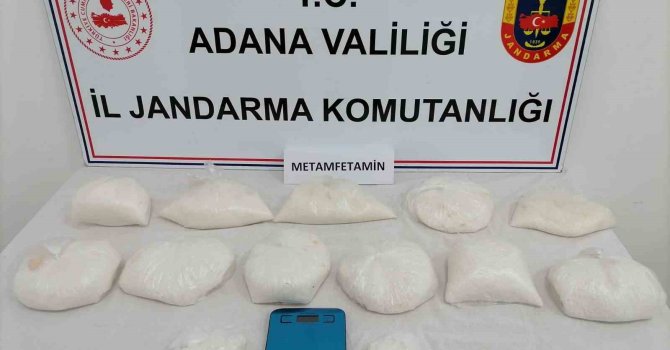 10 kilo 244 gram metanfetamin ele geçirildi