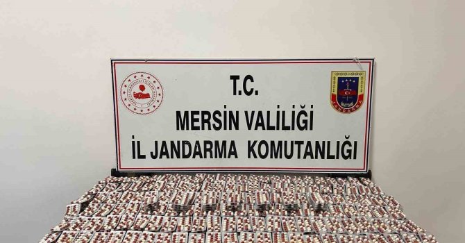 Mersin’de 25 bin adet uyuşturucu hap ele geçirildi