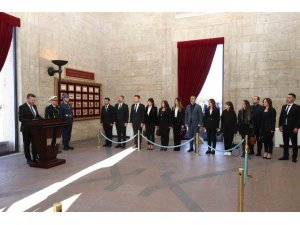 ANTGİAD üyeleri,  Atatürk’ün 86. ölüm yıl dönümünde Anıtkabir’de