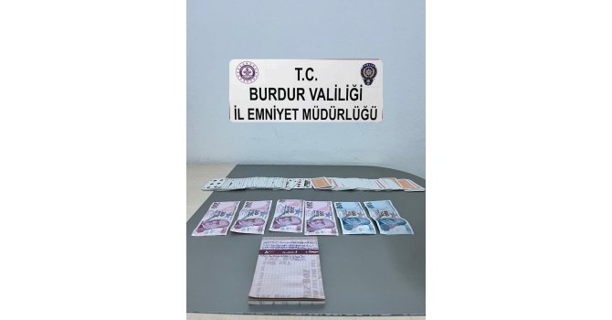 Burdur’da kumar oynandığı tespit edilen bir iş yeri kapatıldı