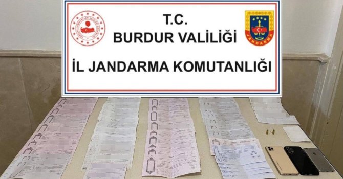 Burdur’da tefecilik operasyonu: 3 gözaltı