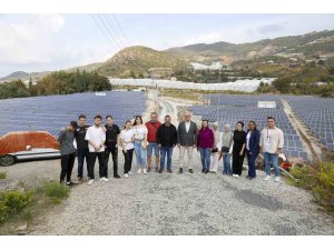 Alanya’ya gelen Alman öğrenciler sürdürülebilir enerji üzerine çalışmalarını tamamladı