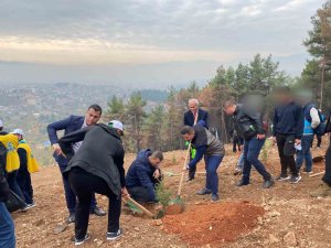 Kahramanmaraş’ta denetimli hükümlüler fidan dikti