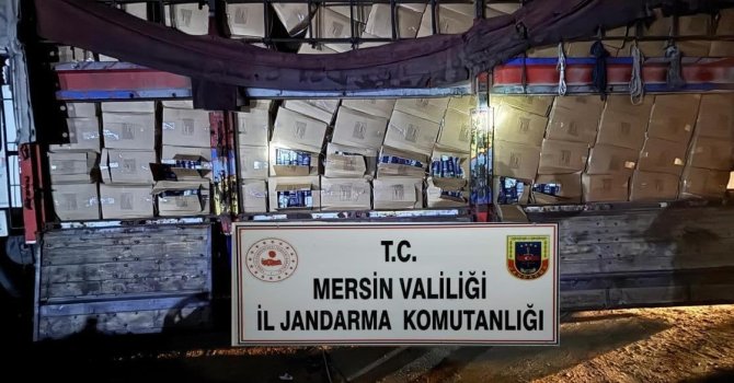 Mersin’de 5 ton kaçak tütün ele geçirildi