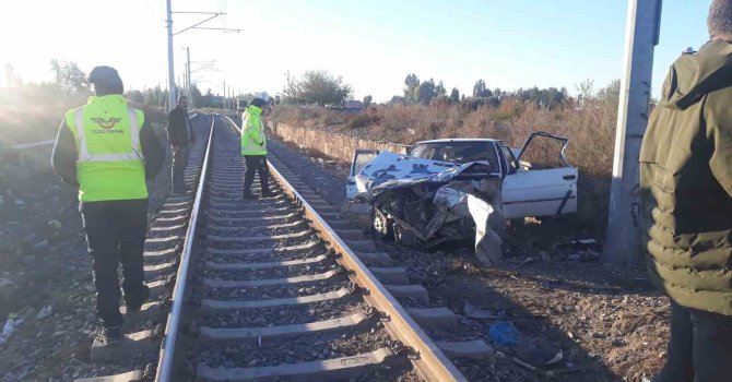 Tarsus’ta tren kazası: 1 yaralı