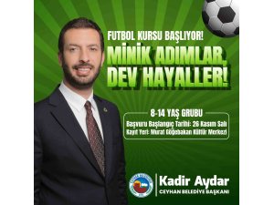 Ceyhan’da geleceğin futbol yıldızları yetişecek