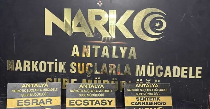 Antalya’da zehir tacirlerine darbe: Son 1 haftada 19 tutuklama