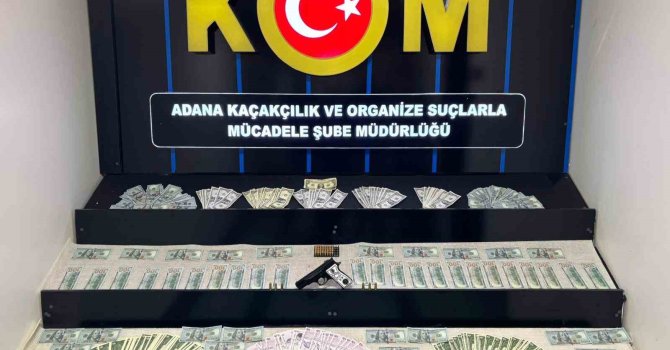 Adana’da ATM’den ve para sayma makinesinden geçen sahte para üreten şebeke çökertildi