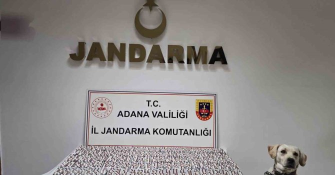 Adana’da 8 bin 523 adet uyuşturucu hap ele geçirildi