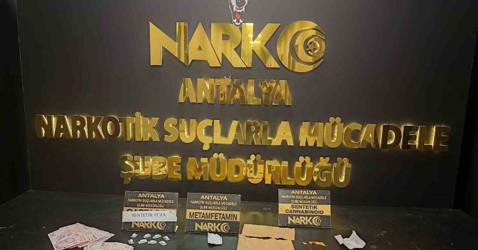 Antalya’da eş zamanlı narkotik operasyonu