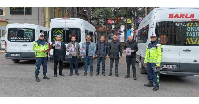 Eğirdir’de okul servisi sürücülerine güvenlik denetimi