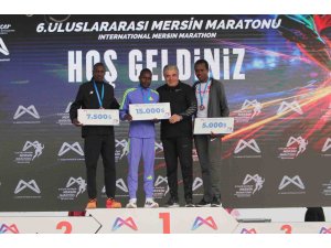 6. Uluslararası Mersin Maratonu’nda ödüller sahiplerini buldu