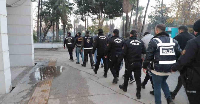 Mersin polisinden ’Ajans’ operasyonu: 16 tutuklama