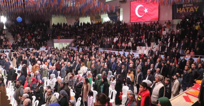 AK Parti Hatay 8. Olağan İl Kongresi gerçekleştirildi