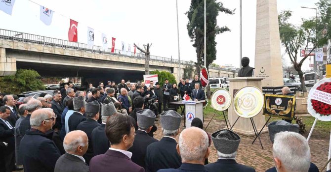 Bağımsızlık mücadelesinin iki lideri Antalya’da anıldı