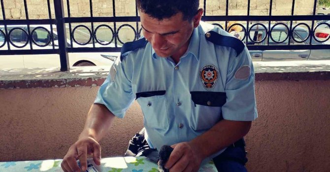 Ailesini katleden polis memuru 8 yıl önce güvercin kurtarmış