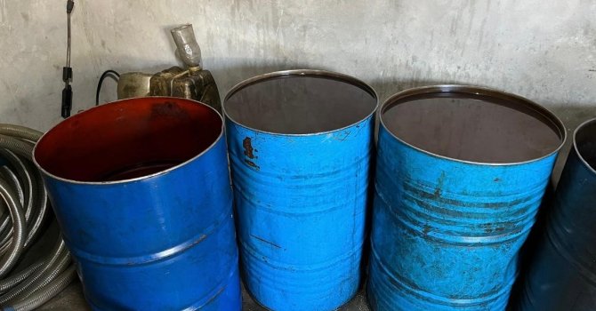 Adana’da 550 litre kaçak akaryakıt ele geçirildi