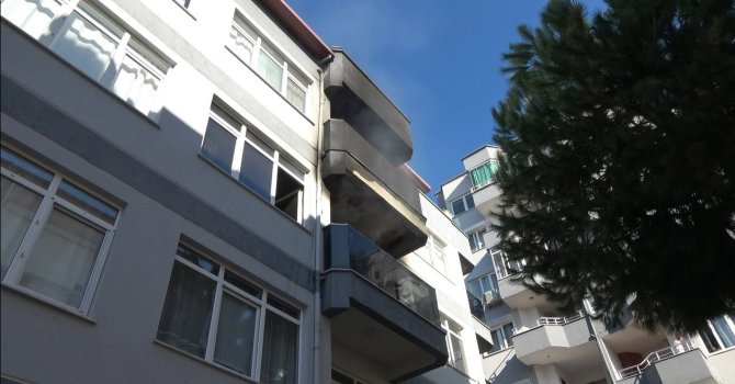 Alanya’da elektrikli sobadan çıkan yangın korkuttu