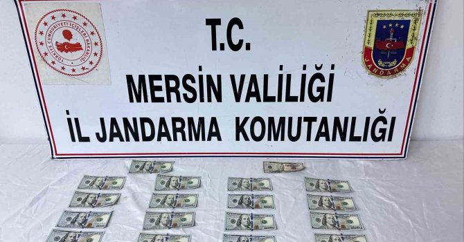 Mersin’de sahte dolarlar ele geçirildi