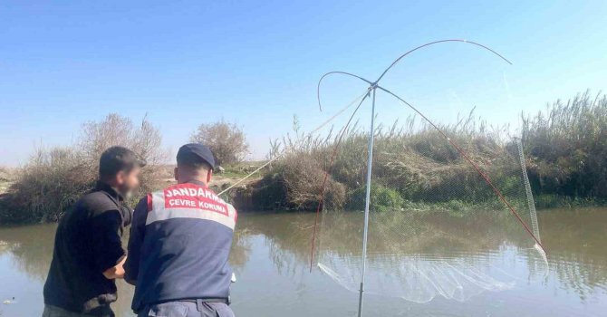 Usulsüz avlanan 3 şahsa 14 bin TL ceza kesildi