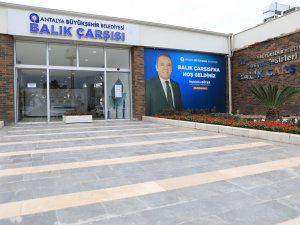 Düden Balık Çarşısı hizmet vermeye başladı