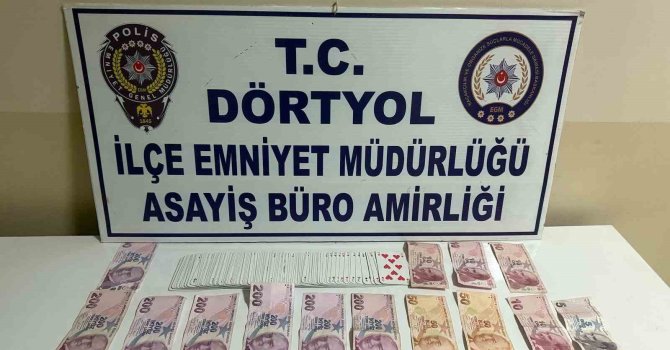 Dörtyol’da kumar oynayan şahıslar polise yakalandı