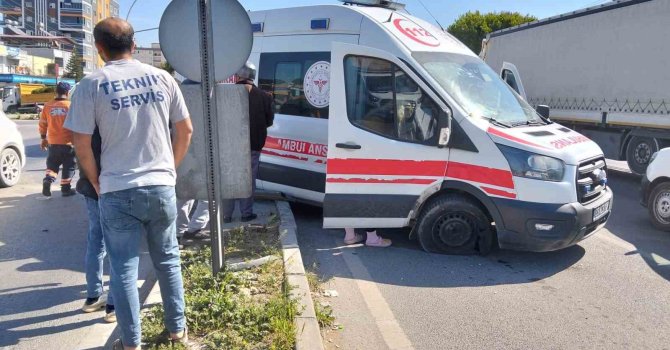 Ambulans şoförünün dikkati faciayı önledi