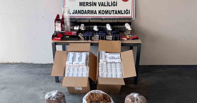 Mersin’de kaçak makaron operasyonu: 1 şüpheli gözaltına alındı