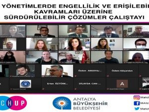 Büyükşehir Belediyesi’nin online çalıştayları sürüyor